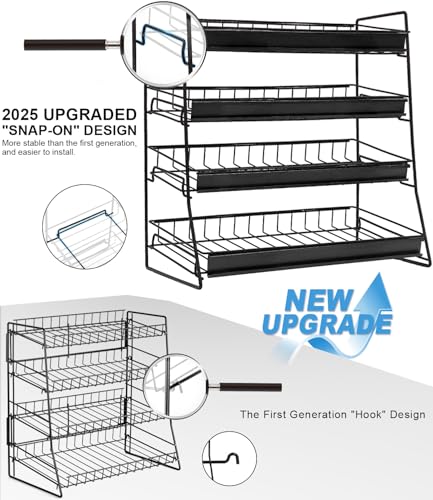Candy Display Rack, Concession Stand, Snack Organizer Countertop - size: 4 Tire