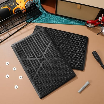 PRETYZOOM 2-Pack Car Floor Mat Carpet Heel Pad Foot Pedal