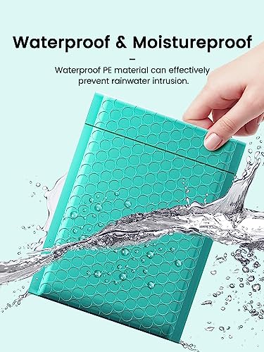 GSSUSA Teal Bubble Mailers 6x10" Padded Mailers 50Pack Shipping Bag - color: Teal, size: 6x10 50pc
