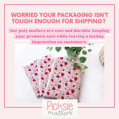 Picksie Mailers- Poly Mailer Shipping Bags Mailing 14x19 Cute Pink Envelope - color: Berry Pop - Pink, size: 14.5x19