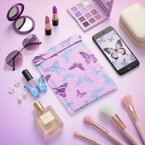 Fuxury Bubble Mailers 6x10" Pinkish-Purple Padded Envelopes 100 Pack - color: Blue-Purple Butterfly, size: 6x10" 100 PC