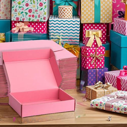 Pink Shipping Boxes 9x6x2 Inches, 20 Pack - color: Pink, size: 9x6x2 Inch
