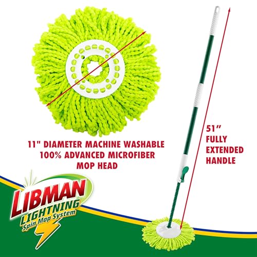 Libman Lightning Spin Mop System with Bucket & Wringer - style: Spin Mop