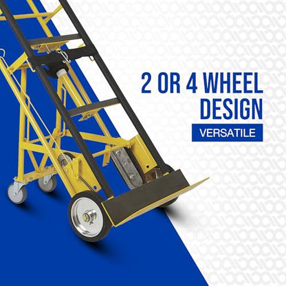 Strongway Convertible Hand Truck, 1,200-Lb., 2- or 4-Wheel Design