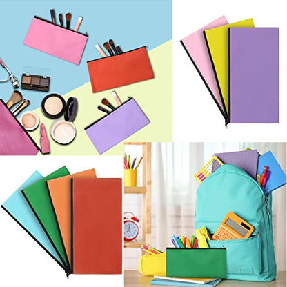Teling 14 Pack Bank Money Bags with Zipper for Cash, Modern Color - color: Modern Color