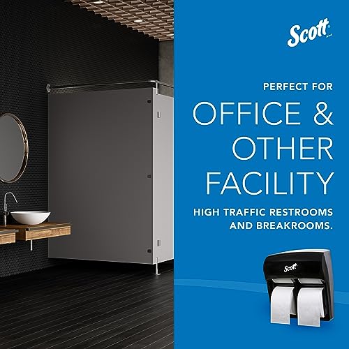 Scott Professional High-Capacity Toilet Paper Dispenser, Black (44518)