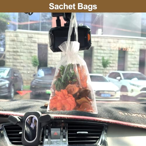 SumDirect White Sheer Organza Bags - 200Pcs 4x6 inches Organza Gift Bags with Drawstring, Jewelry Pouches for Wedding Party Christmas Favor - size: 1 Count (Pack of 200)