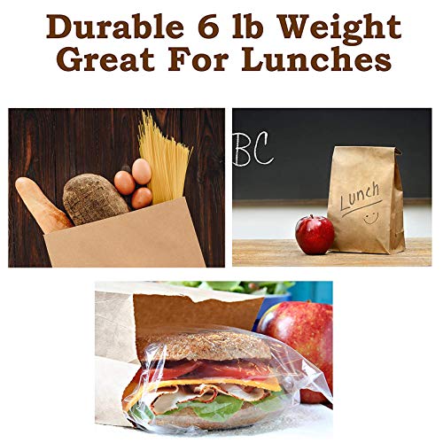 Brown Paper Lunch Bags for Small Business (200 Count) - size: 200 COUNT