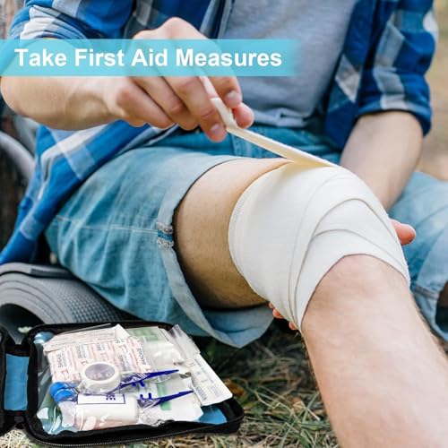 First Aid Kit 300PCS Car Home Camping Essentials Blue 1st Aid - style: Blue-300Pcs