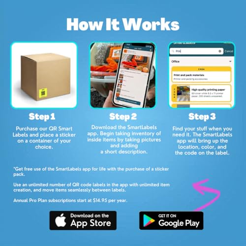 SmartLabels - QR Code Labels for Storage, Organization, Moving & Inventory - style: Original