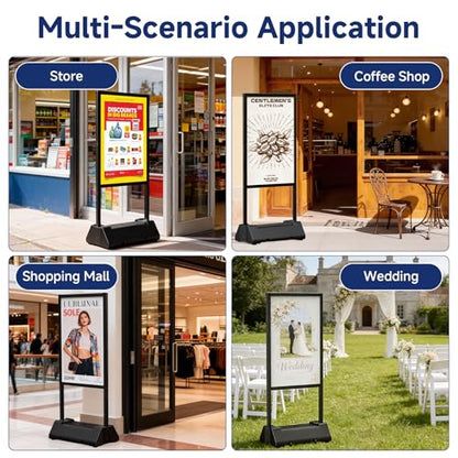 KOOV Heavy Duty Sign Holder Stand, 24"x36" Poster Stand