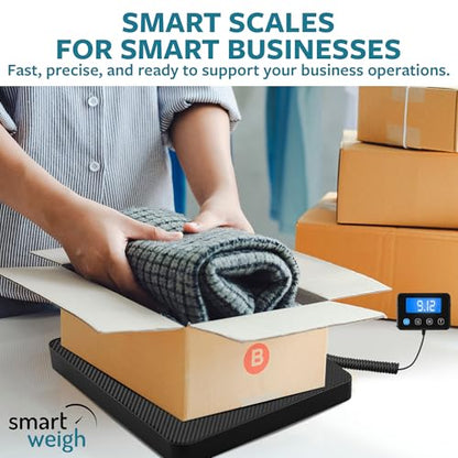 Digital Shipping Scale, Postal Scale, 220 lb, 0.1 oz, Remote Display - color: 220 lbs