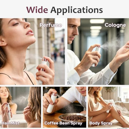 LISAPACK 8ml Travel Perfume Bottle Refillable, 3 PCS Cologne Atomizer Spray - color: 3 Color7