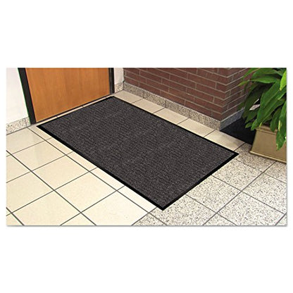 Guardian Golden Series Dual-Rib Indoor Wiper Floor Mat, Vinyl/Polypropylene, 3'x5', Charcoal