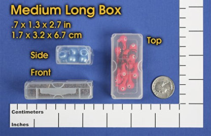 DotBox Medium Long Box - 12 pcs - Little Storage Boxes - 3 Packages of 4. - size: Medium Long Box