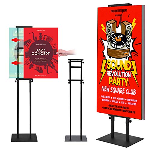 GUOHONG Poster Stand for Display, Adjustable Floor Standing Sign Holder - size: 75 inch-1Pack