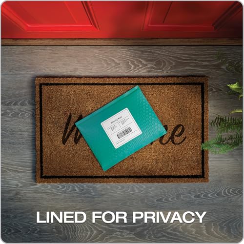 Quality Park Bubble Mailers, 6 x 9, Turquoise Poly Mailers, Padded Envelopes, Shipping Bags, Water Resistant, Self Seal, 50 Per Box (QUA85913) - color: Turquoise, size: 6 x 9