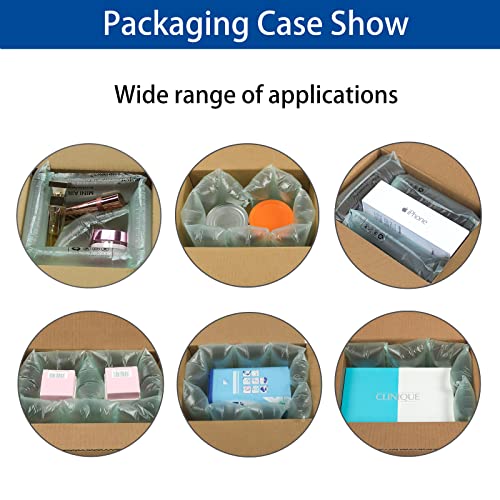 MINI AIR EASI Air Pillows for Shipping, Packaging Air Bags for Mini Air Easi EA1 White Machine, 8"X4" 918FT Inflatable Supplies Box Filler, Air Cushion Film, 1 Roll - size: 1 roll