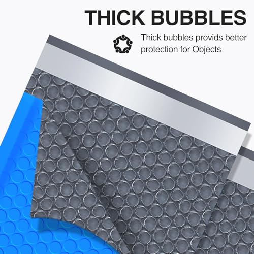UCGOU Bubble Mailers 5x8.6" Usable Size 5x7" Padded Envelopes Blue 100 Pack - color: Blue, size: 5x8.6" 100PC