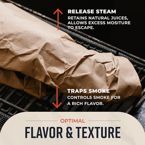 Bryco Goods 24 Inch x 175 Feet, Brown Butcher Paper Roll, Unbleached, Uncoated, Unwaxed, Food-Grade, Wide Kraft Paper for BBQ, Smoking, Grilling, Wrapping Meat, Table Covering - USA Made - size: 24 Inches x 175 Feet (1-Pack)