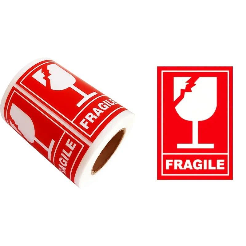 1pc Glass Sticker Mailing Postage Parcel Sticker Label Handle with Care Shipping Labels for Shipping Box, Carton, Parcel, Package, Pallet & More