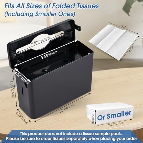Multifold Paper Towel Dispenser Countertop - color: 5857s-black