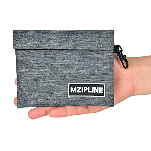 Anti-odour Waterproof Stash Bag - Scent Proof Pouch With Combination Lock for Eliminating Trapping Stink & Smelly Discreet Accessories - color: Mini Grey