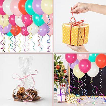 30 Roll Christmas Curling Ribbons for Crafts Bows Present Wrapping Florist Wedding Party Festival Art Craft Decor, 11 Yards Per Roll, 3/16 Inch Wide 3/16" - Set8 - size: 3/16" - Set8