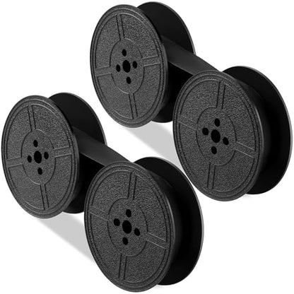 Jecery 2 Pairs Universal Typewriter Ribbon, Calculator Ribbon, Black