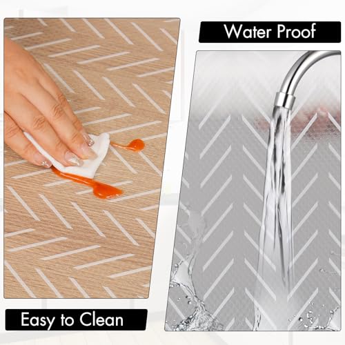 Cooyes Shelf and Drawer Liner for Kitchen Cabinets – Non-Adhesive - color: Alabaster White, size: 17.5"W x 78.7"L