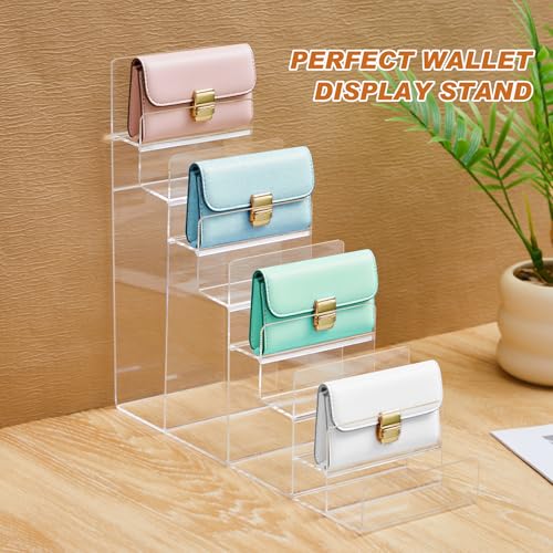 Kathfly 2 Pack 7-tier Acrylic Display Stand for Purses & Wallets - size: 7-tier