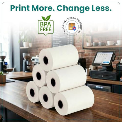 Receipt Paper Rolls for Verifone T650c T650p V660p Credit Card Machine