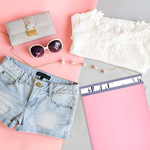 UCGOU Large Poly Mailers 14x17 Inch Light Pink 100 Pack Shipping Bags - size: 14x17" 100PC