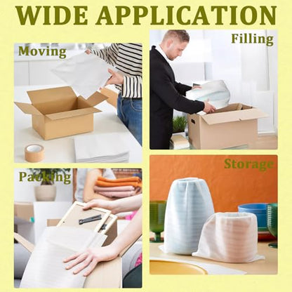 100 Pack Large Foam Pouches, 12x16" Packing Supplies for Dishes - color: TW-12x16inch