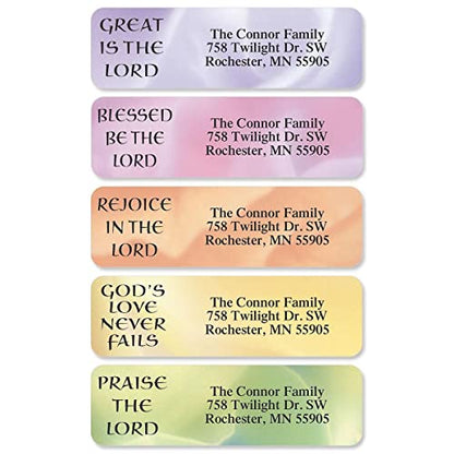 Colorful Images Religious Personalized Address Labels, 250 - color: Praises
