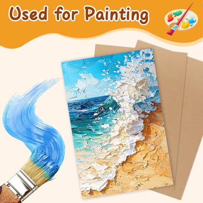 50 Pack 4x6 Corrugated Cardboard Sheets, Flat Cardboard Paper Inserts for Shipping, Mailing, Packing, DIY Crafts - size: 4x6in-50Pack
