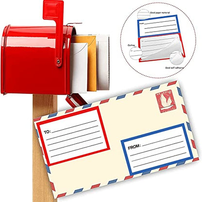 to from Return Address Mailing Labels 120 Pcs Blank Mail Shipping Label