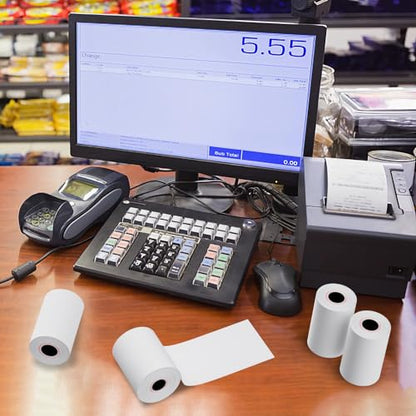 CLASSY 2 1/4" x 50' feet Thermal Register Paper Roll, 10 Rolls - size: 2 1/4" x 50', style: 10 Rolls