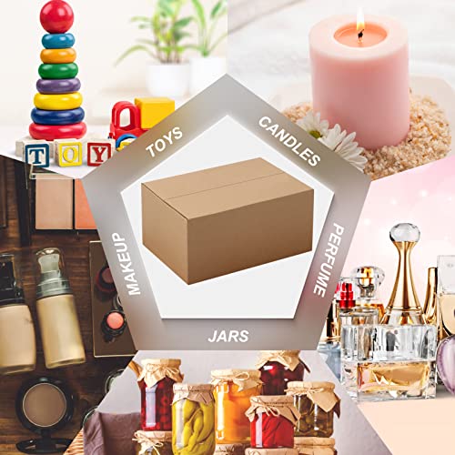 CRUGLA 40 Packs Shipping Boxes 8x6x4, Cardboard Boxes for Small Business, Corrugated Mailing Box Bulk for Packaging - size: 8x6x4 Inch
