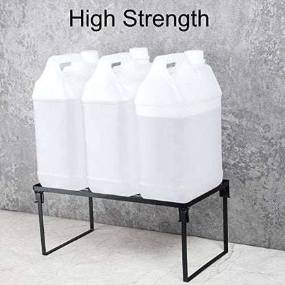 Tomorotec 2-Pack Stackable Kitchen Storage Shelf Rack Metal Cabinet Shelves