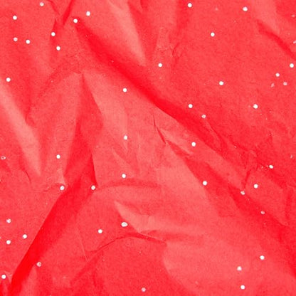 SUNCOLOR 36 Sheets Glitter Red Tissue Paper for Gift Bags, 20 x 20 Inch Sparkling Tissue for Gift Wrapping, Crafts & Holiday Packaging - color: Red