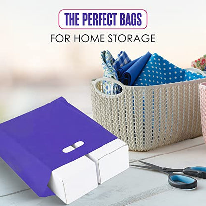 Merchandise Bags, Retail Bags, Small Business, Pink & Purple, Bulk 100 Pack - color: Pink/Purple