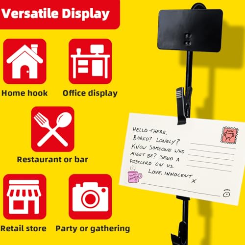 Hanging Merchandise Strips with Hooks Chip Display Rack Stands Potato Bag Holder for Retail Displaying Label Headers Greeting Card Party Vendors Snack Candy Portable Organizer Storage (6 Chip 4 Pack) - style: 6 Chip 4 Pack