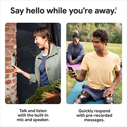 Google Nest Doorbell (Battery) - Ivy - color: Ivy, style: Battery
