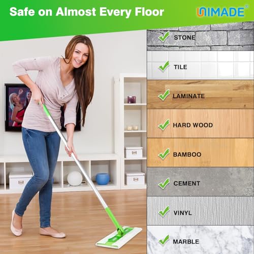 UNIMADE Dry Sweeping Cloths, 180 Count Mop Refills - size: 180 Count