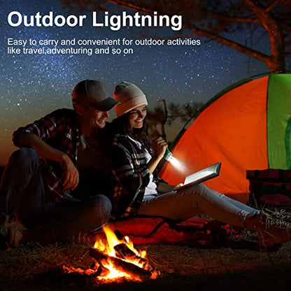 Mudder 24 Hand Crank Flashlight, Red, Blue, Green, Yellow - color: Green, Grey, Blue, Red