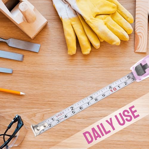 Copkim 50 Pcs 6 ft Mini Tape Measure Retractable Bulk,Pink - color: Pink
