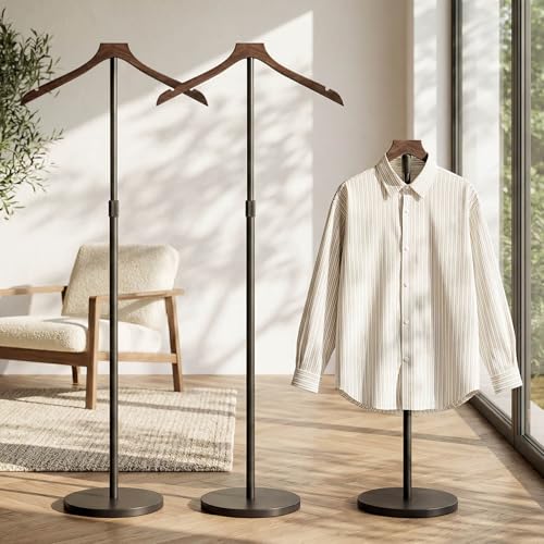 2 Pack Mannequin Torso, Adjustable Shirt Display Stand 30-41" Walnut Wood - color: Walnut Wood, size: 2 Pack