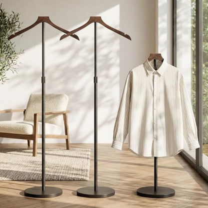 2 Pack Mannequin Torso, Adjustable Shirt Display Stand 30-41" Walnut Wood - color: Walnut Wood, size: 2 Pack