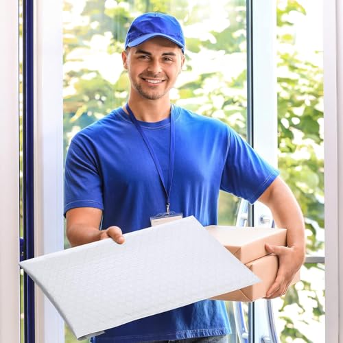 Fuxury Bubble Mailers 10.5x16" White Padded Envelopes 3750Pack Bulk Pallet - color: White, size: 10.5x16" 3750PC